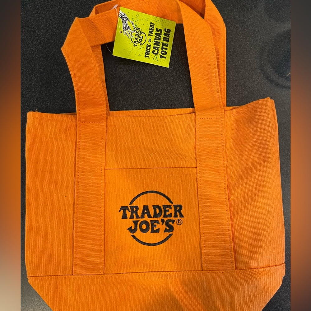 Trader Joe's Orange Tote Bag